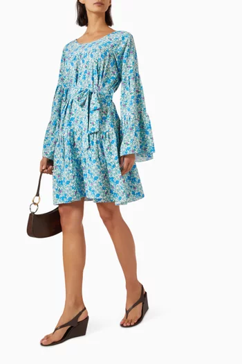 Nova Sunflower Mini Dress