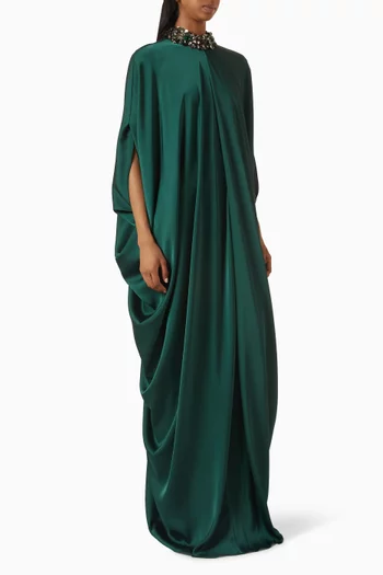 Beaded Drape Kaftan