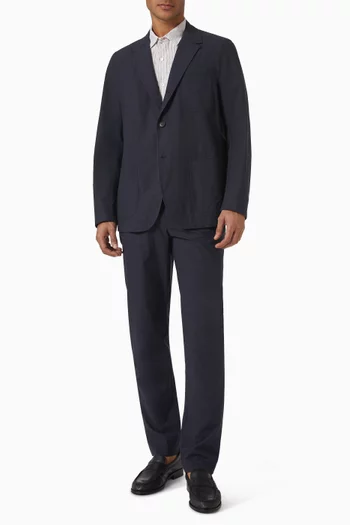 Lightweight  Blazer in Cotton Poplin