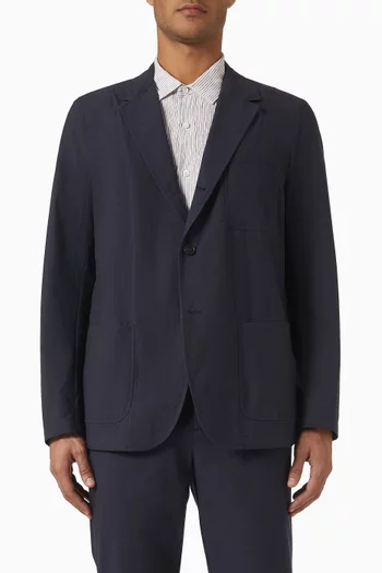Lightweight  Blazer in Cotton Poplin