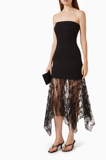 Jolie Sheer-hem Dress