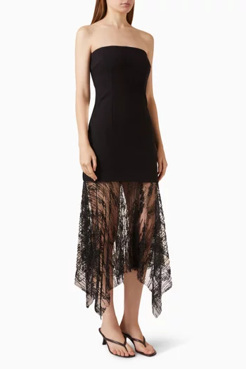 Jolie Sheer-hem Dress