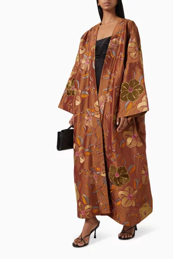 Celeste Abaya in Silk-blend