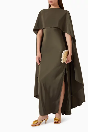 Aura Maxi Dress in Satin
