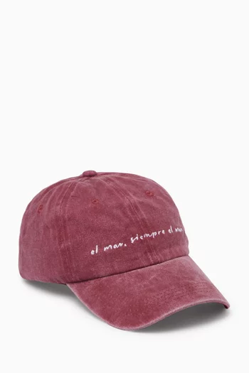 Siempre El Mar Embroidered Cap