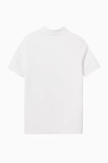 Polo Shirt in Mesh Knit