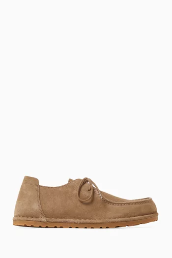 Utti Lace Loafers in Suede