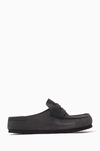 Naples Wrapped Clogs in Suede