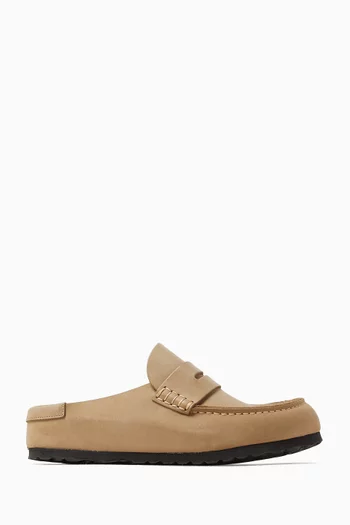 Naples Wrapped Clogs in Oiled Leather