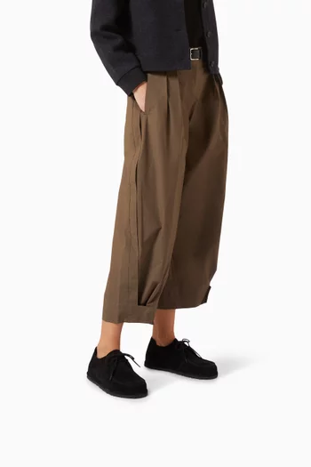 Utti Lace-up Loafers in Suede