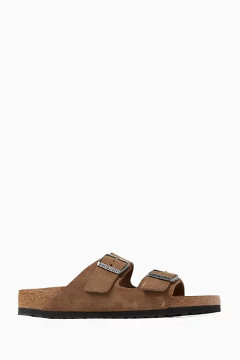 Arizona Two-strap Sandals in Suede