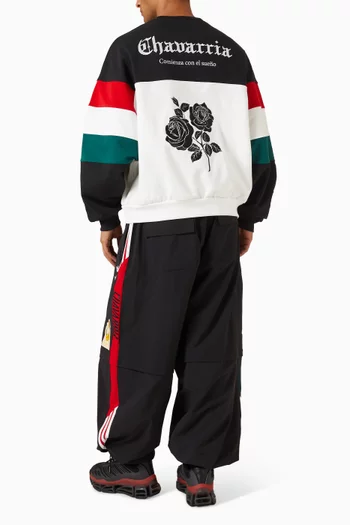 x Willy Chavarria Crewneck Sweatshirt in Fleece