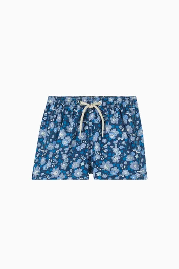 Graphic-print Swimshorts