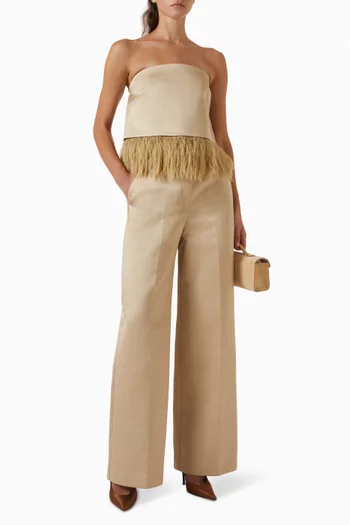 Melva Fringed Top
