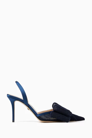 Le Cadeau 85 Slingback Pumps in Lace