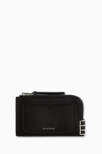 Loafer Zip Wallet in Leather
