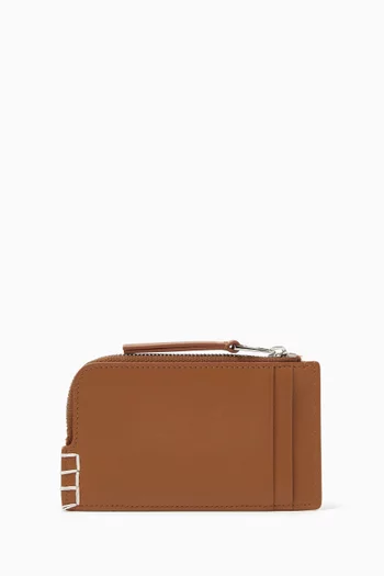 Loafer Zip Wallet in Leather