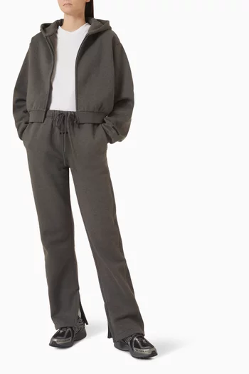 Classic Slim Track Pants in Fleece