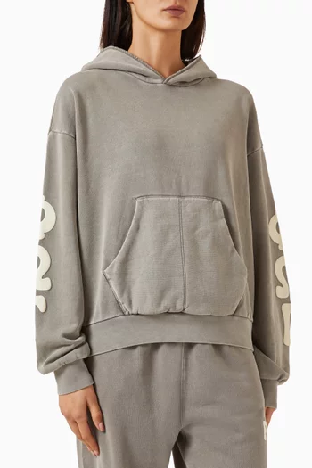 90s Cropped Hoodie in Fleece