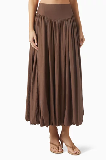 Zaira Bubble Skirt in Rayon Blend