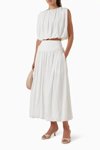 Nadira Cropped Bubble Top