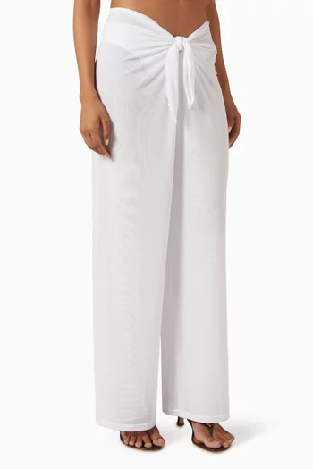 Tidal Wide-leg Pants in Mesh