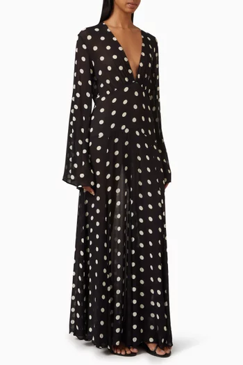 Marella Sheer Dress in Georgette