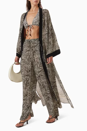 Lysandra Kaftan Robe in Georgette