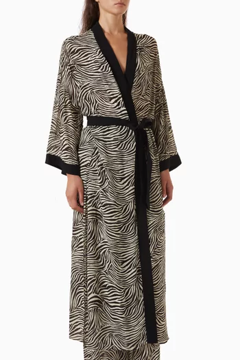 Lysandra Kaftan Robe in Georgette