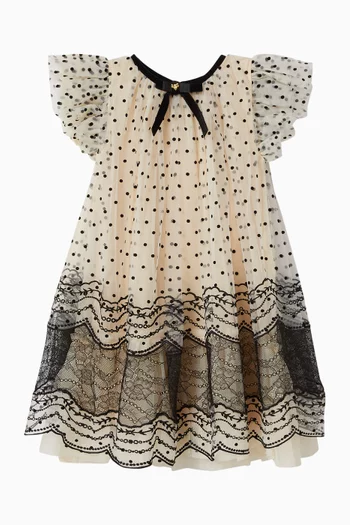 Ivy Polka Dot Dress in Lace