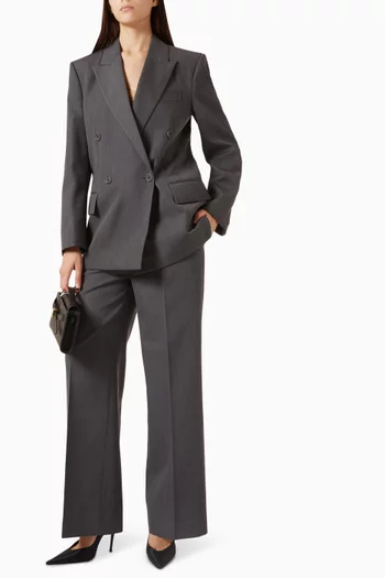 Aris Wide-leg Pants in Wool