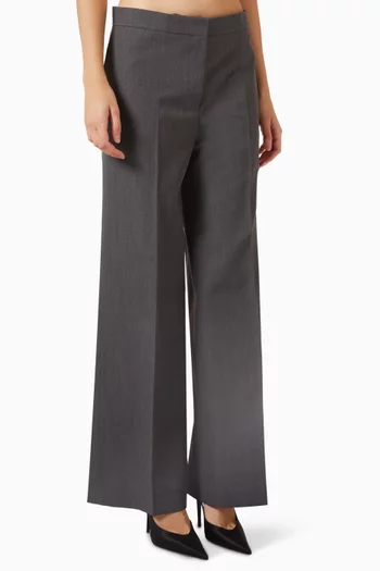 Aris Wide-leg Pants in Wool