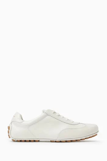 Vitello Glove Sneakers in Leather