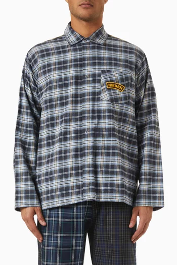 Blues Shirt in Cotton
