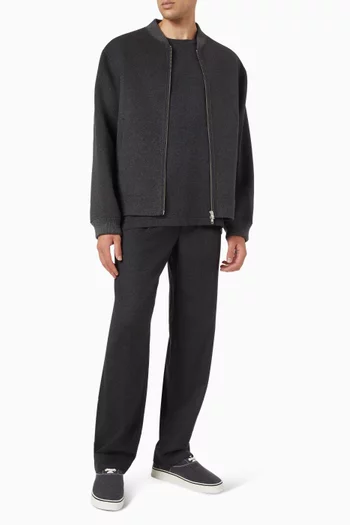 Bomber Jacket in Wool Blend