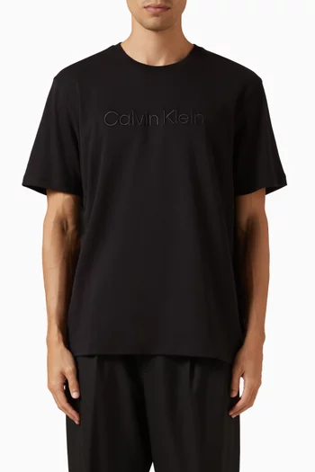 Logo T-shirt in Interlock Cotton