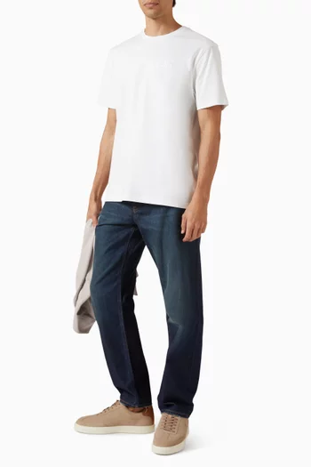 Logo T-shirt in Interlock Cotton