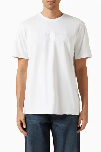 Logo T-shirt in Interlock Cotton
