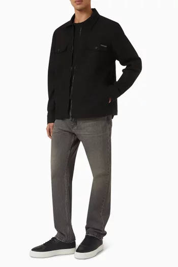 Overshirt in Wool Blend