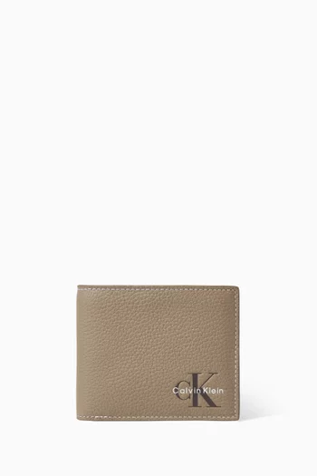 Monologo Bifold Wallet in Leather