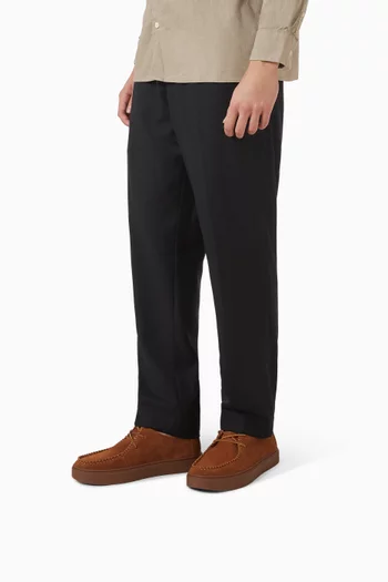 Hybrid Apron Shoes in Suede