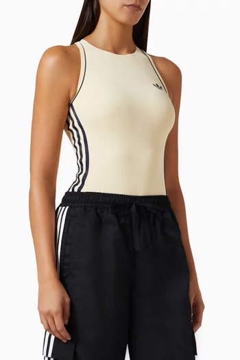 Sport Logo Leotard Bodysuit