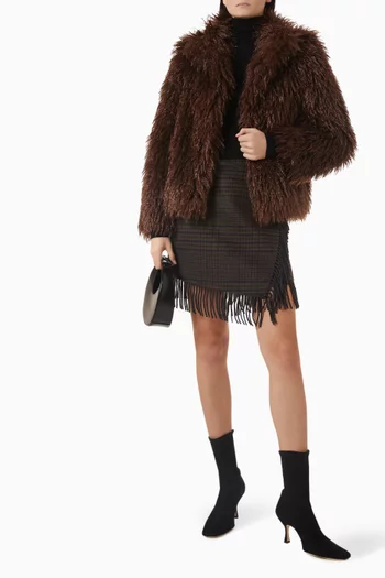 Blisse Jacket in Faux Fur