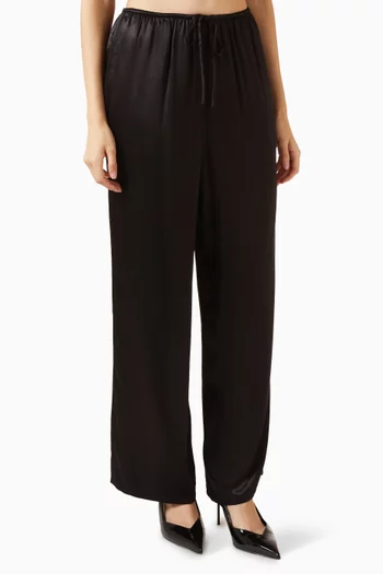 Virgo Pants in Satin-crepe