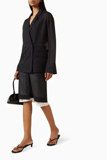 Koyo Midi Skirt in Japanese Wool