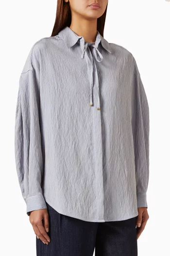 Liza Tie-neck Shirt
