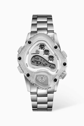 Sinngouki SGK001 Digital Movement Watch,  41 × 47.5mm