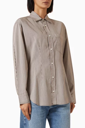 Cinch Shirt in Viscose-blend