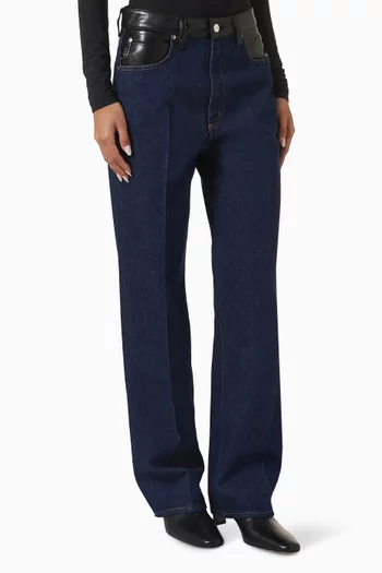 Morgan Stovepipe Jeans in Regenerative Cotton