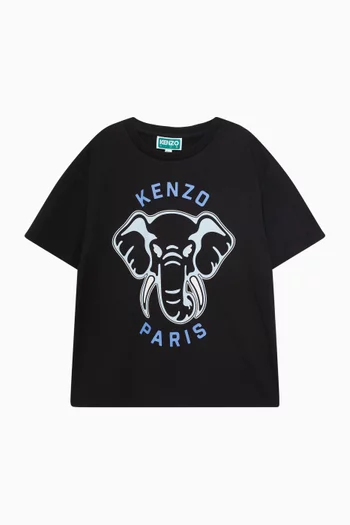 Logo Graphic T-shirt in Cotton